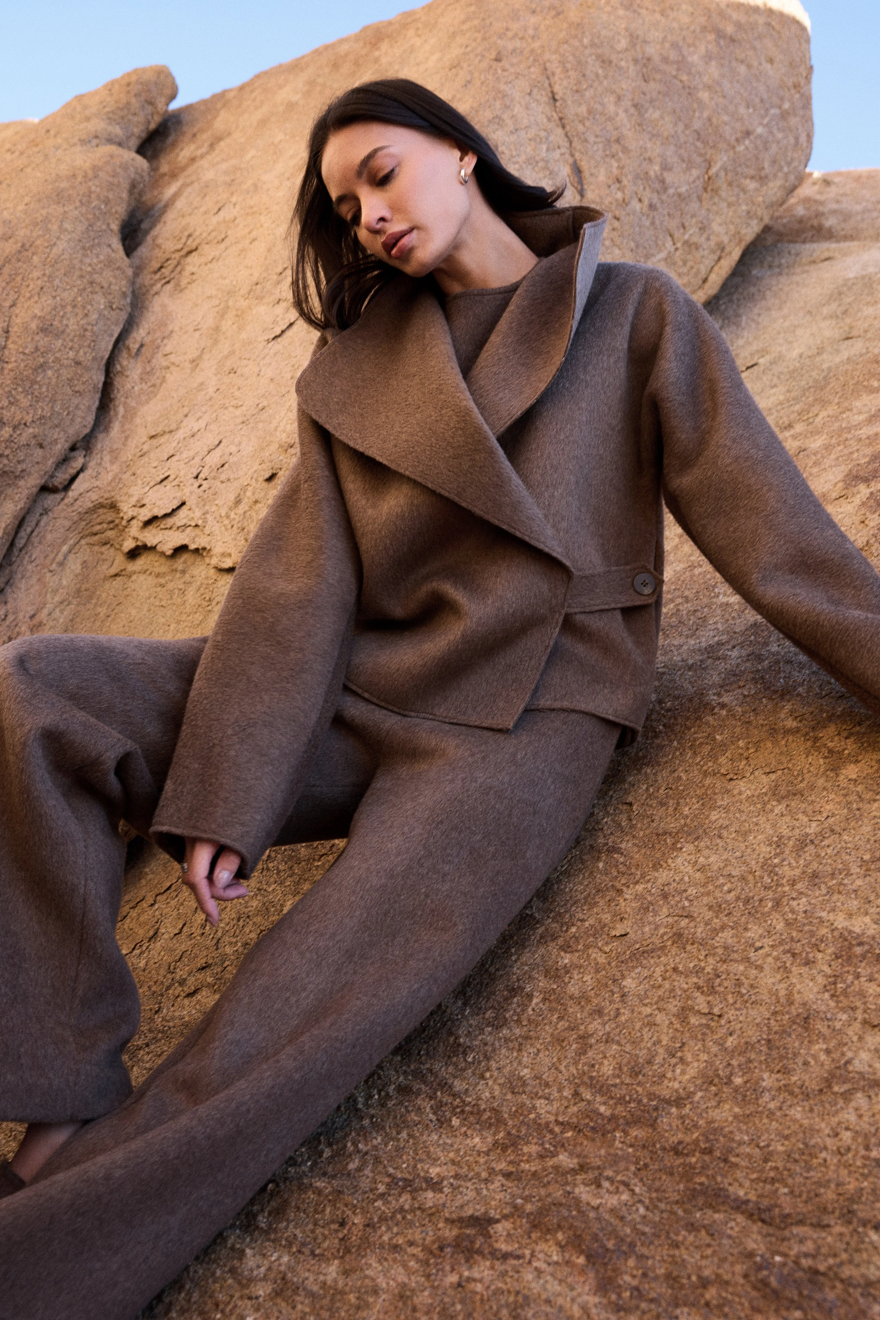 100% Merino Wool Pants (Bark)