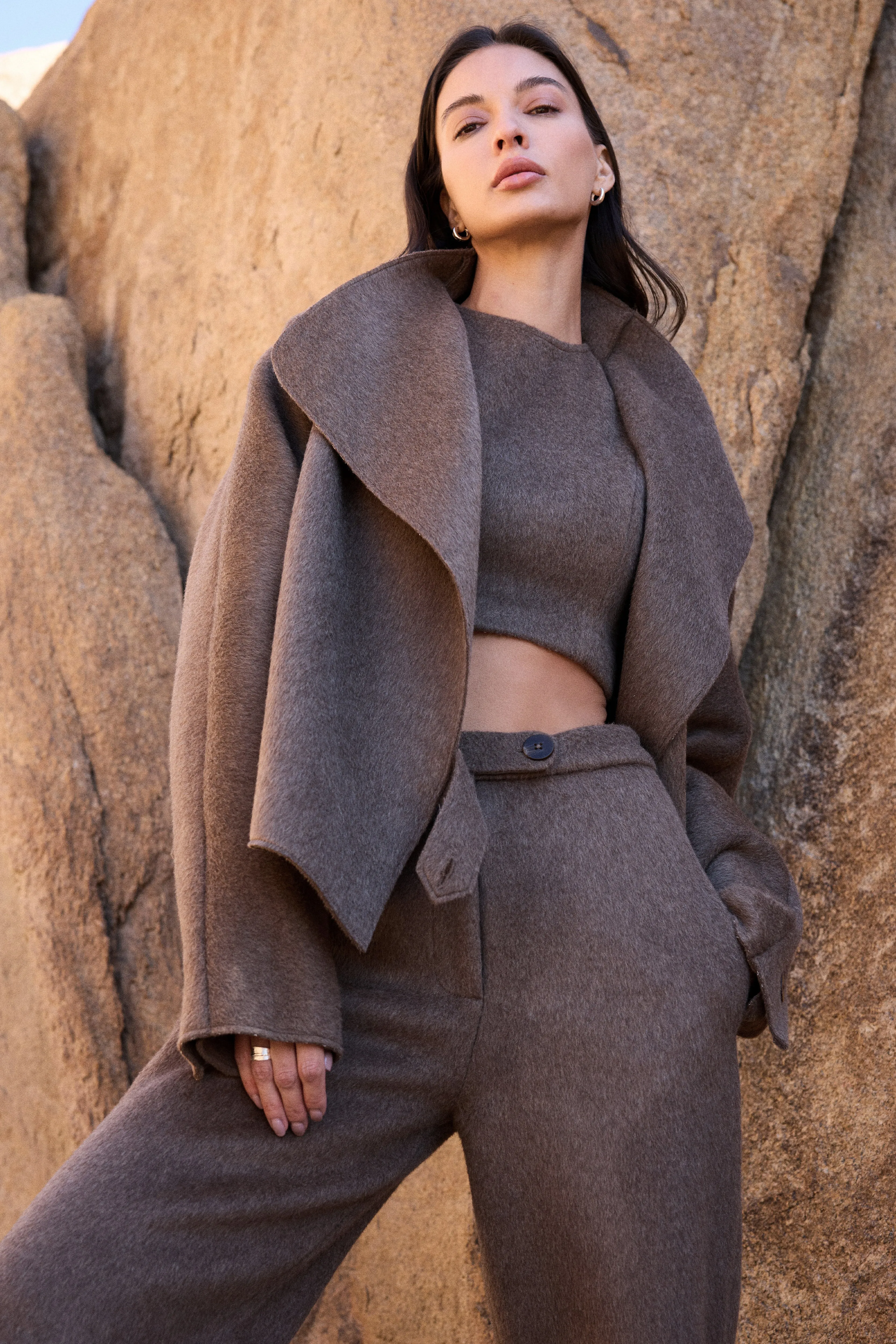 100% Merino Wool Pants (Bark)