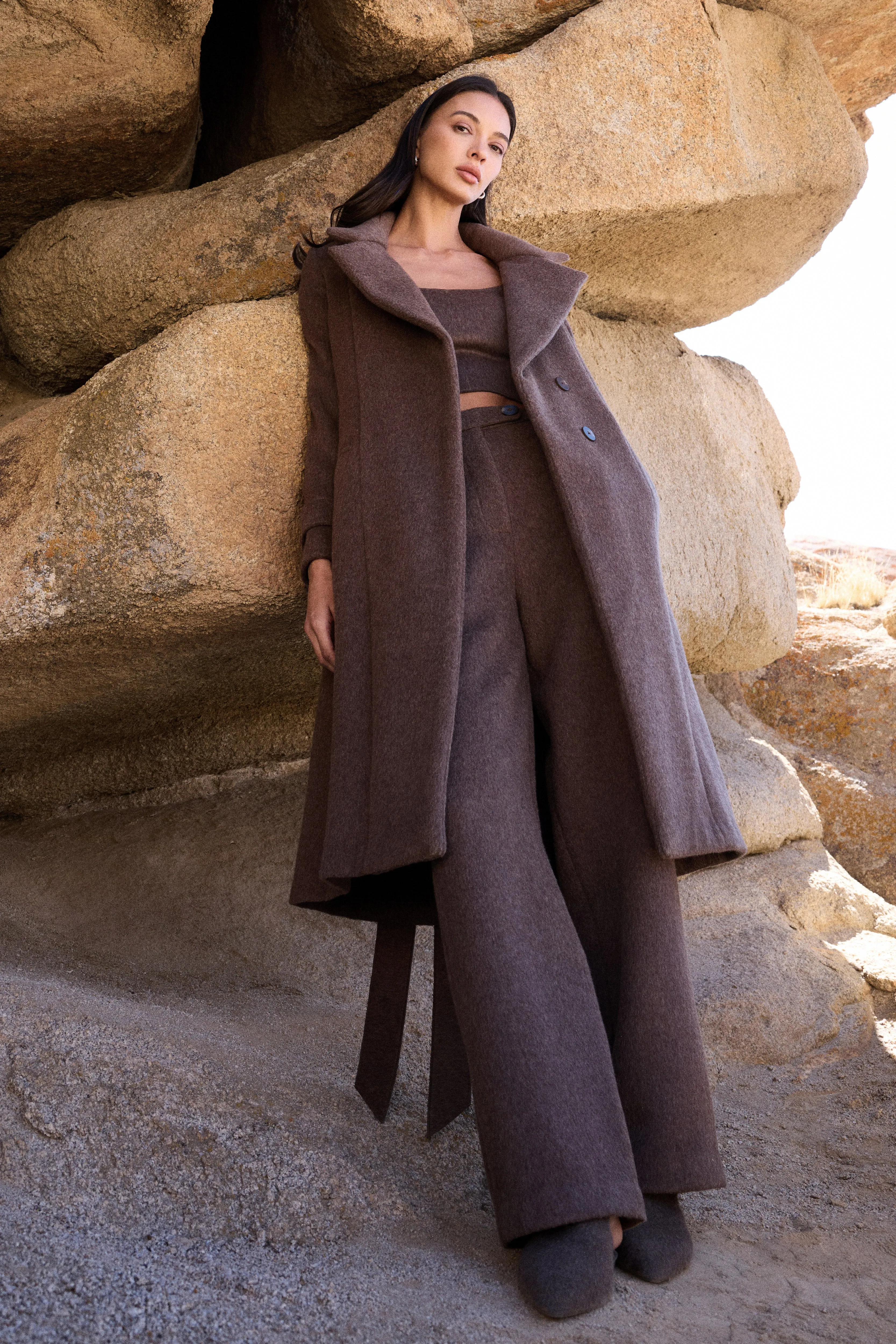 100% Merino Wool Pants (Bark)