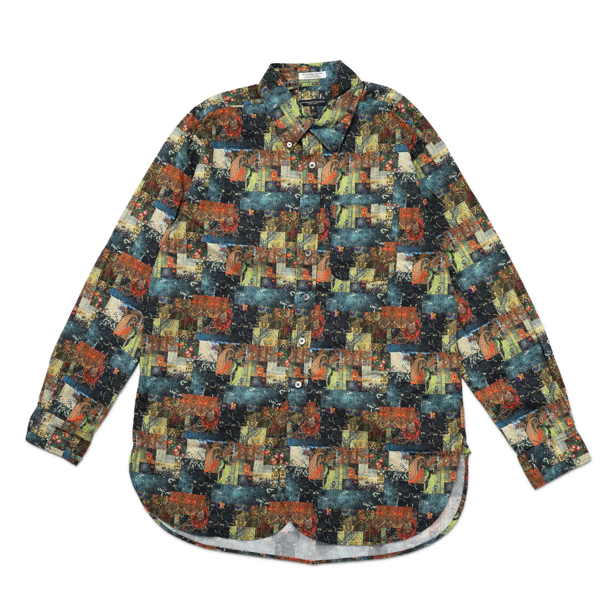 19 Century BD Shirt 22F1A001 Multi Color Patchwork