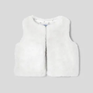 [24m] Jacadi Faux Fur Vest