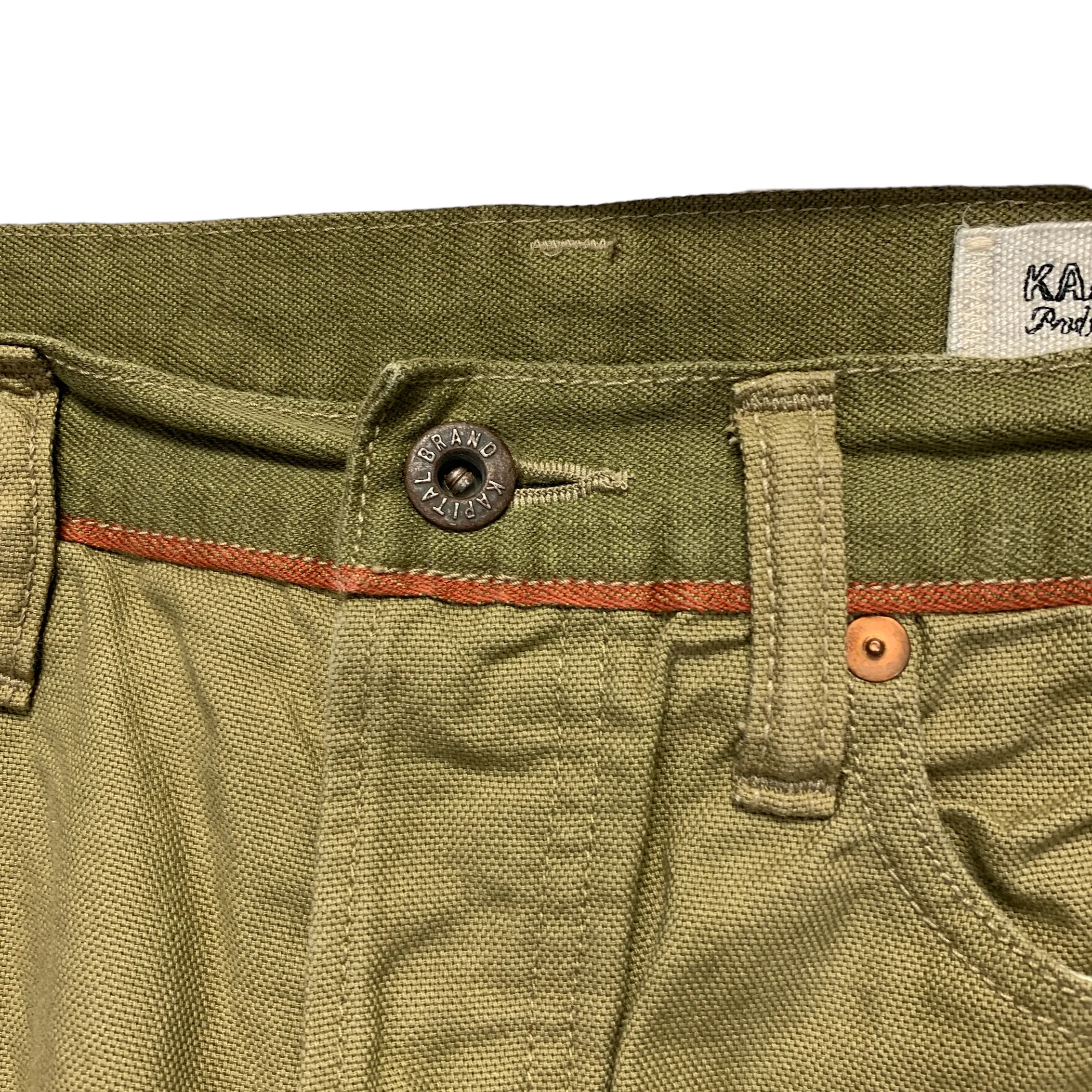 [32] Kapital Cotton Canvas Work Pants