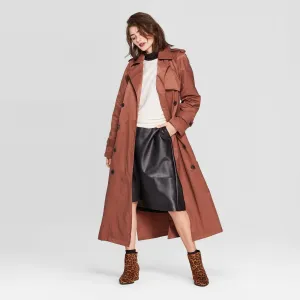 A New Day Women's Long Sleeve Banded Cuff Trench Coat