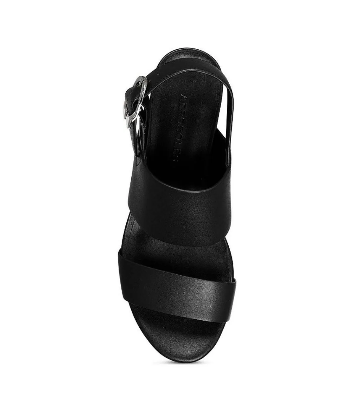 Aerosoles Camera Platform Black Leather