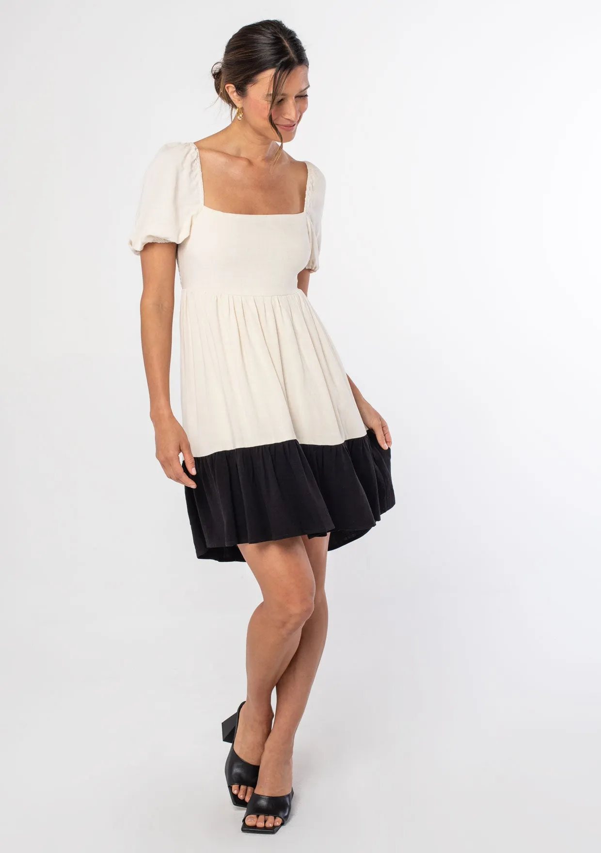 Afternoon Colorblock Mini Dress