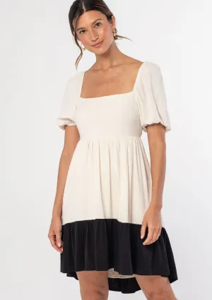 Afternoon Colorblock Mini Dress
