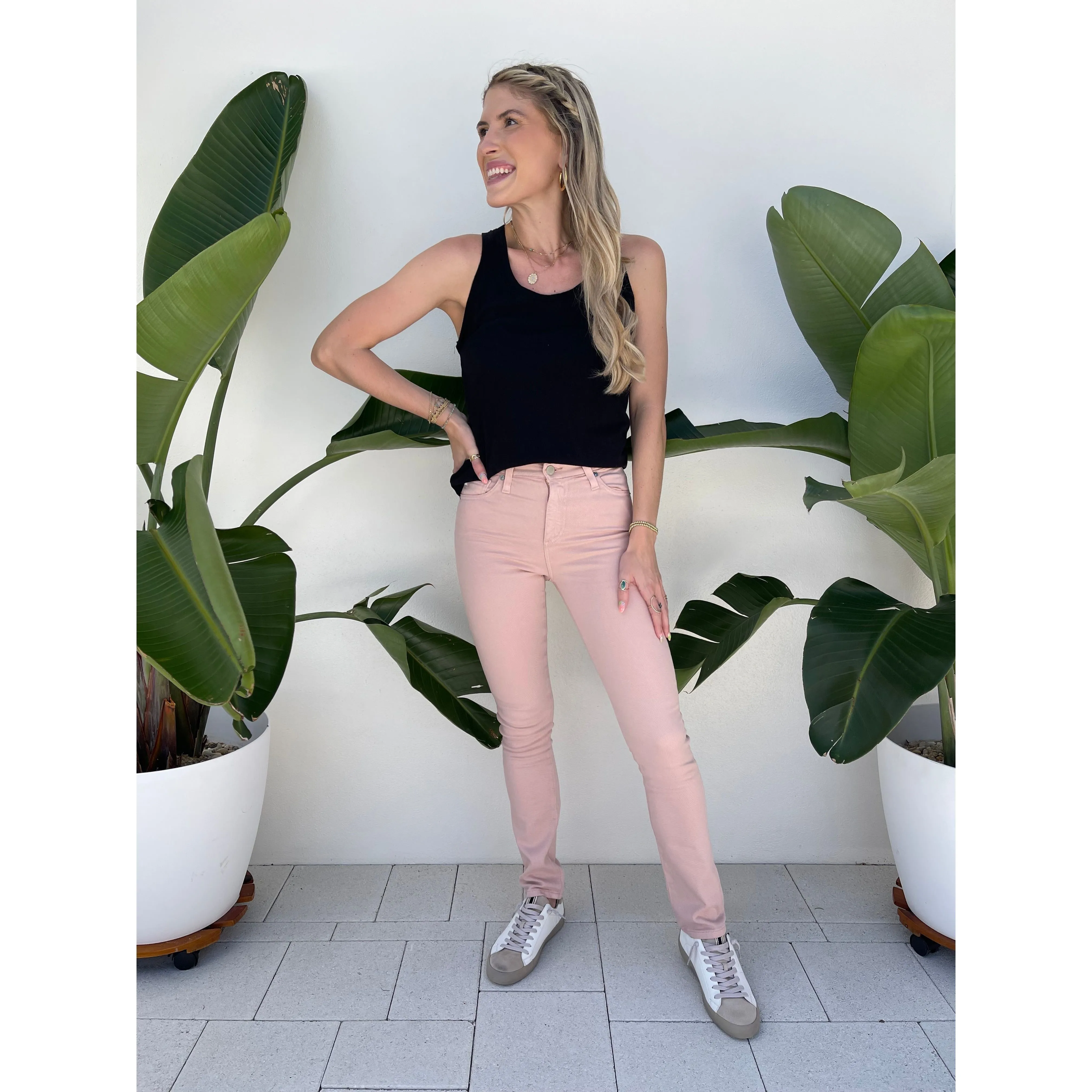 AG Jeans Mari Vintage Pink