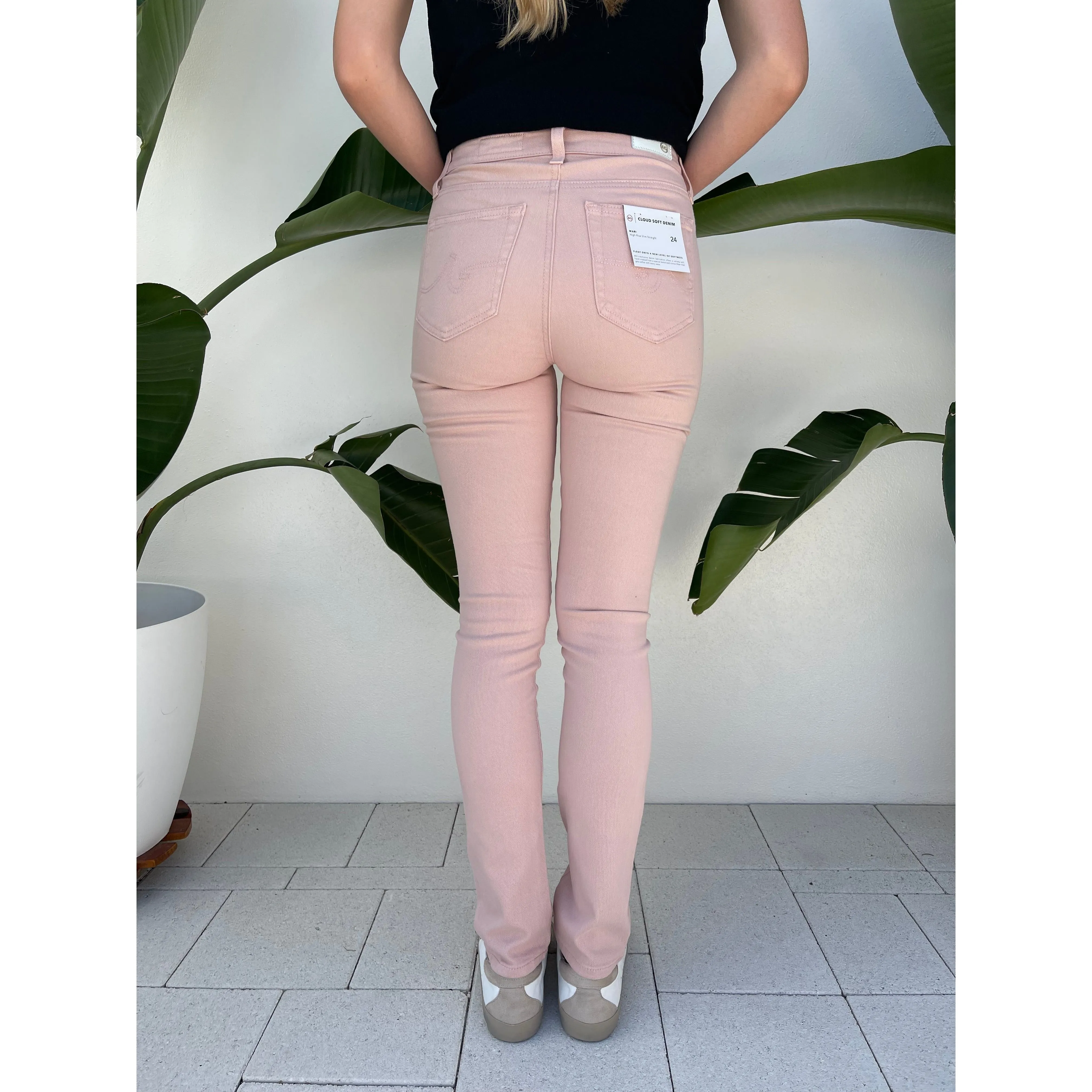 AG Jeans Mari Vintage Pink