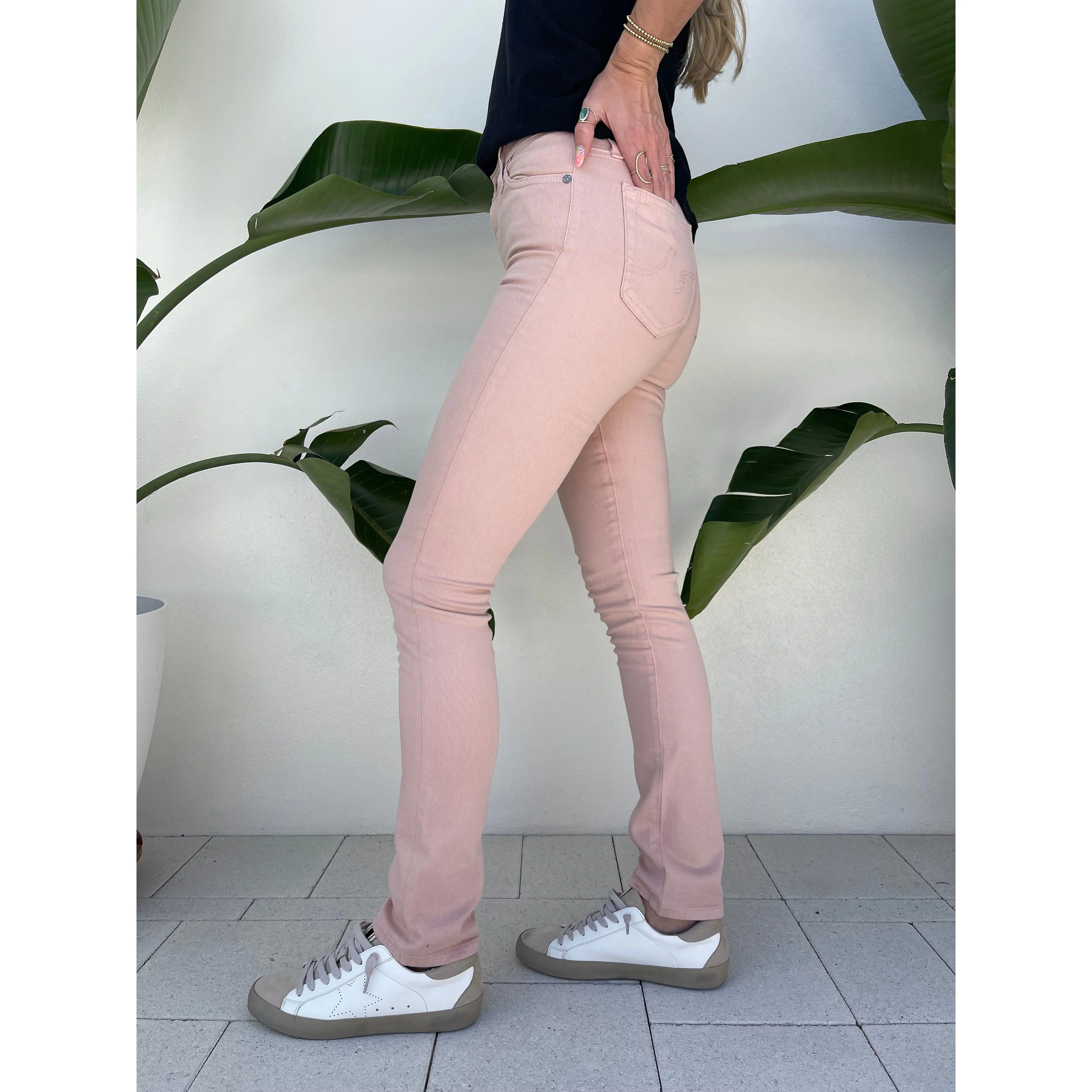AG Jeans Mari Vintage Pink