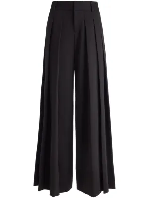Alice   Olivia Blaire Pleated Pant in Black