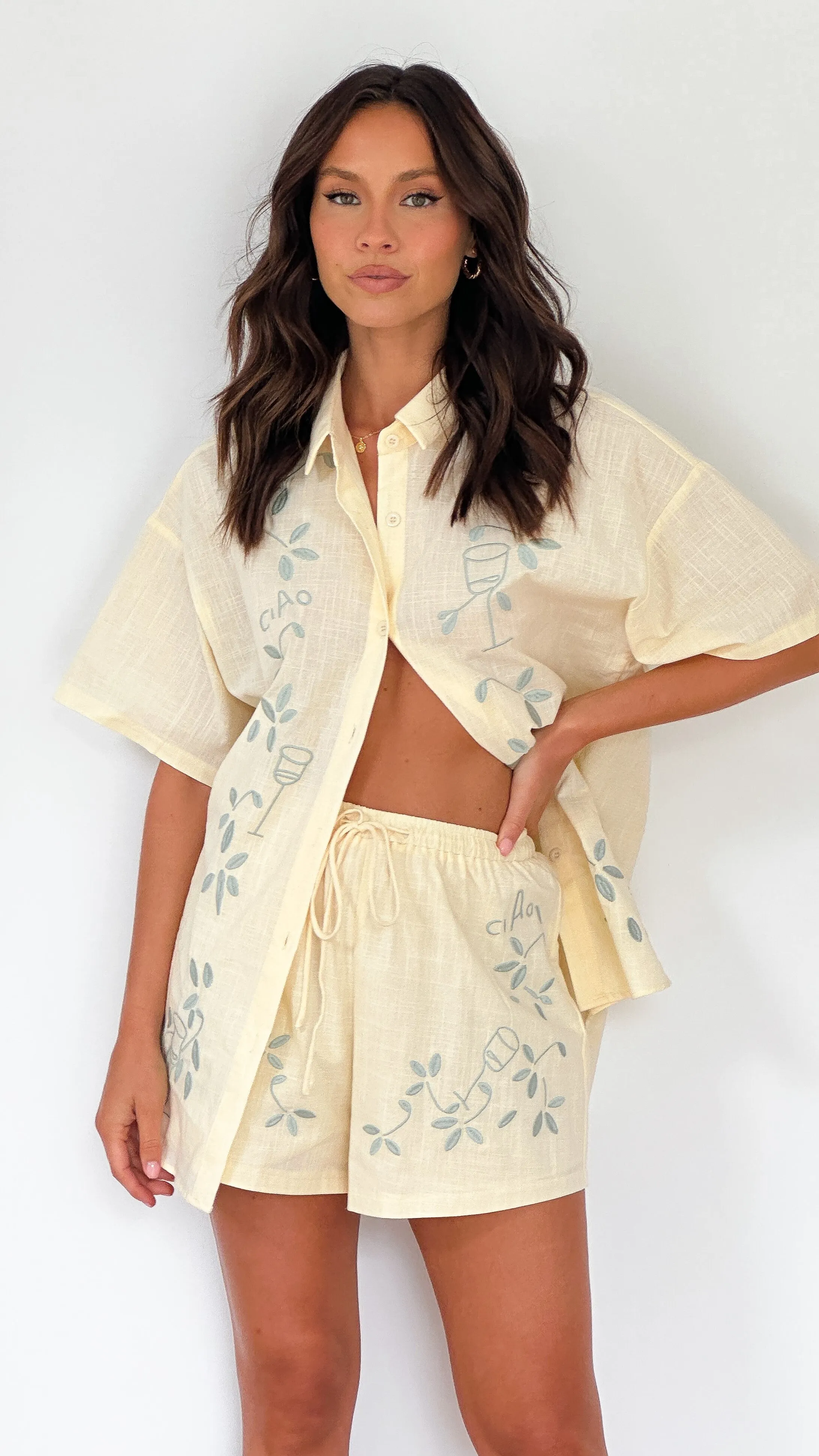 Amirah Button Up Shirt  - Butter Ciao