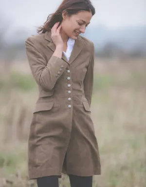 Anna Lascata Womens Elisabeth Coat Thyme