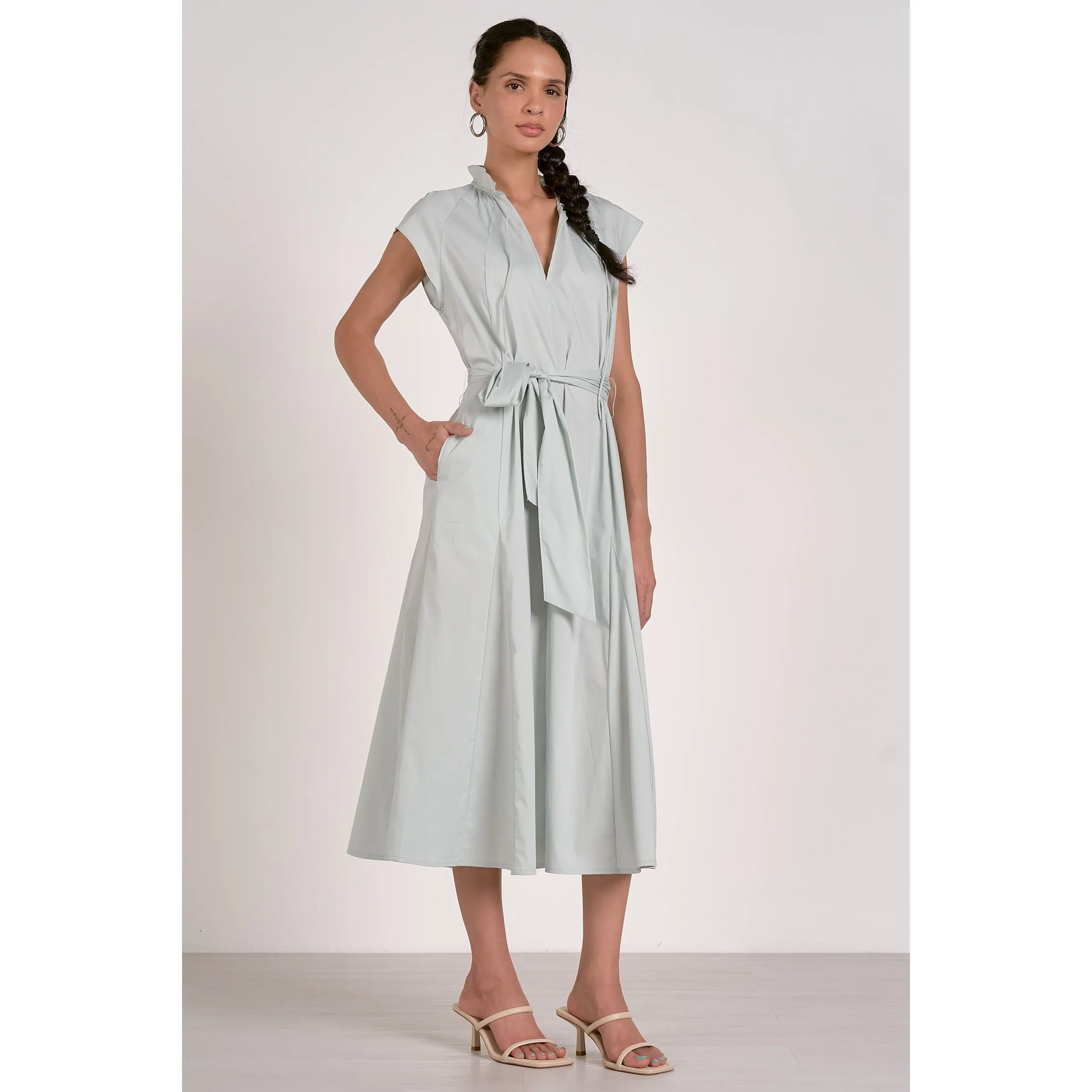 Aqua Maxi Dress