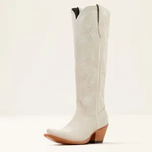 Ariat Women's Laramie StretchFit Western Boot Oyster Suede 10061215