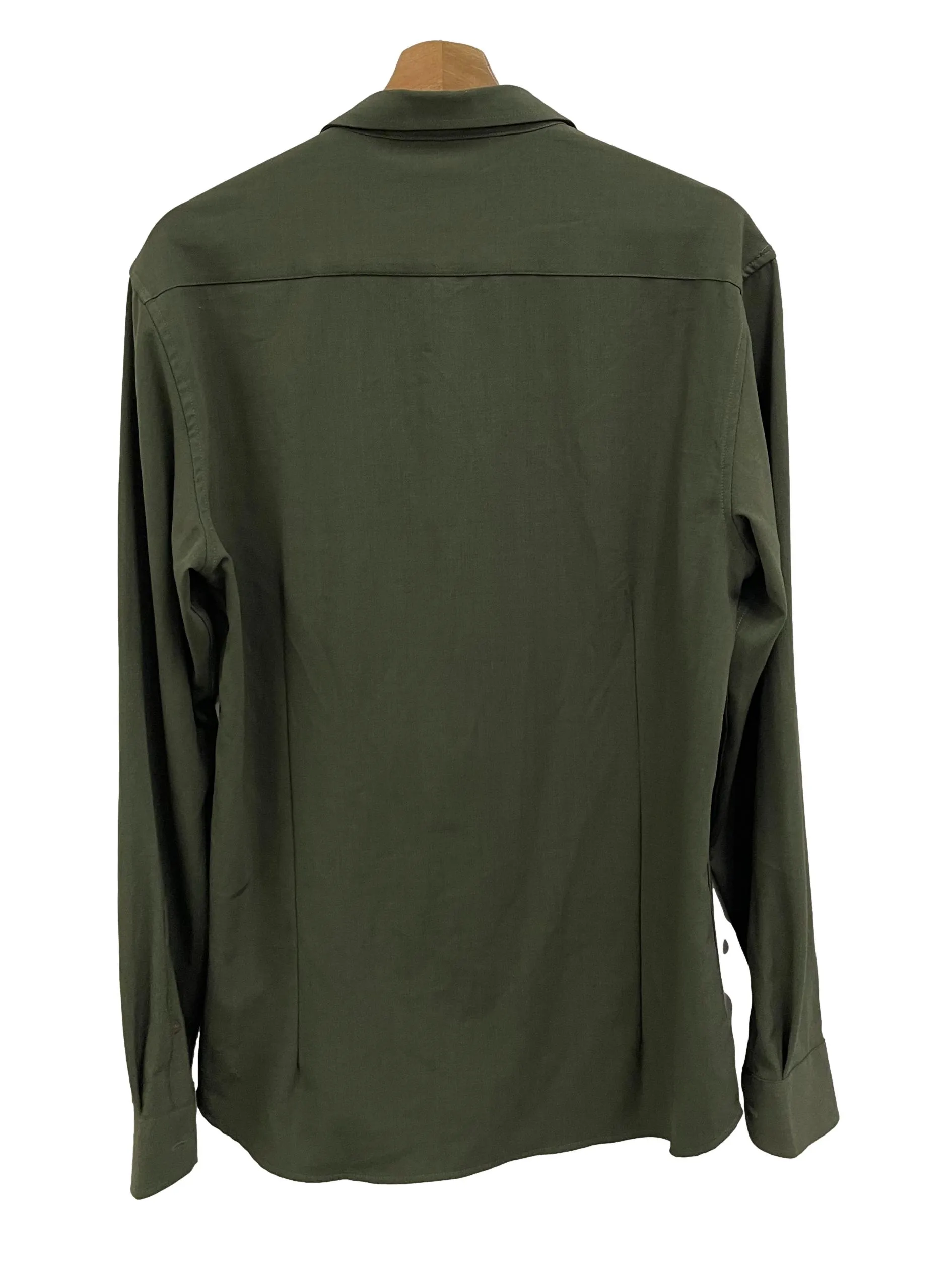 Army Green Button Down Shirt