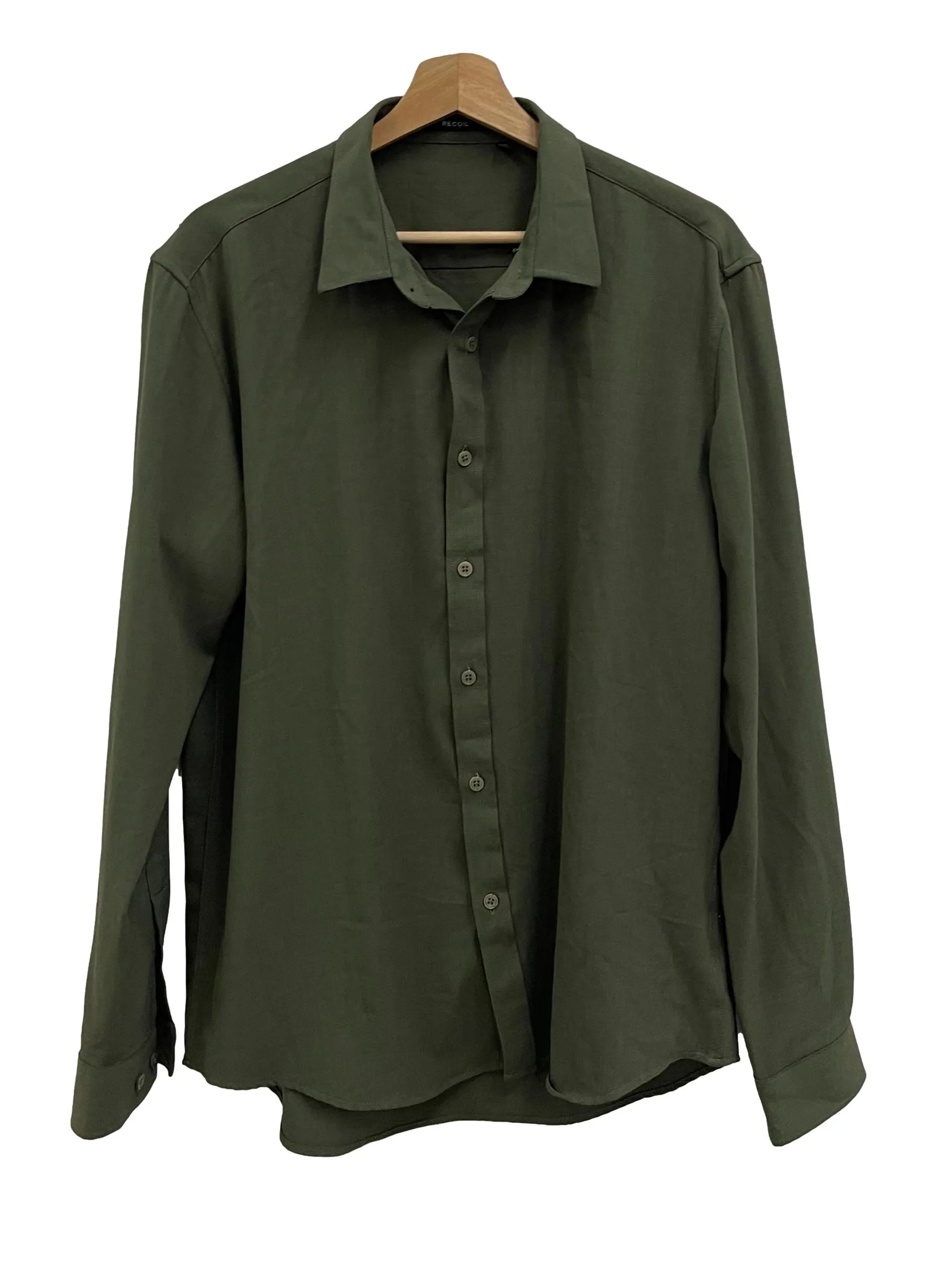 Army Green Button Down Shirt