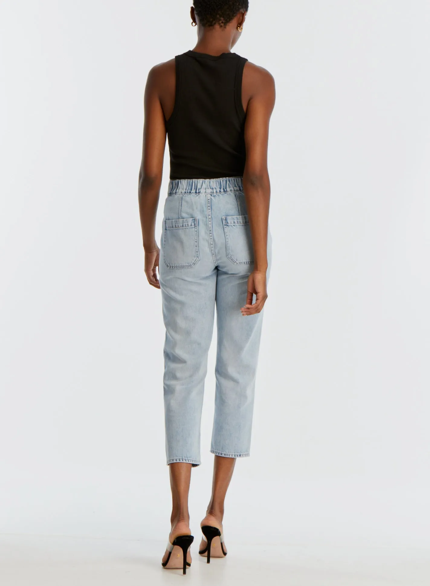 ARYA CARGO STRAIGHT LEG CROP IN CASCADE SUN