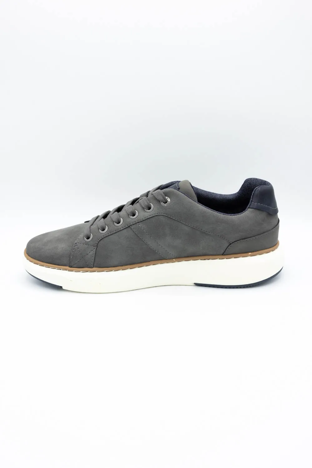 B52 by Bullboxer Lace Up Sneakers for Men in Grey | 041-X2-8690A-PDTP