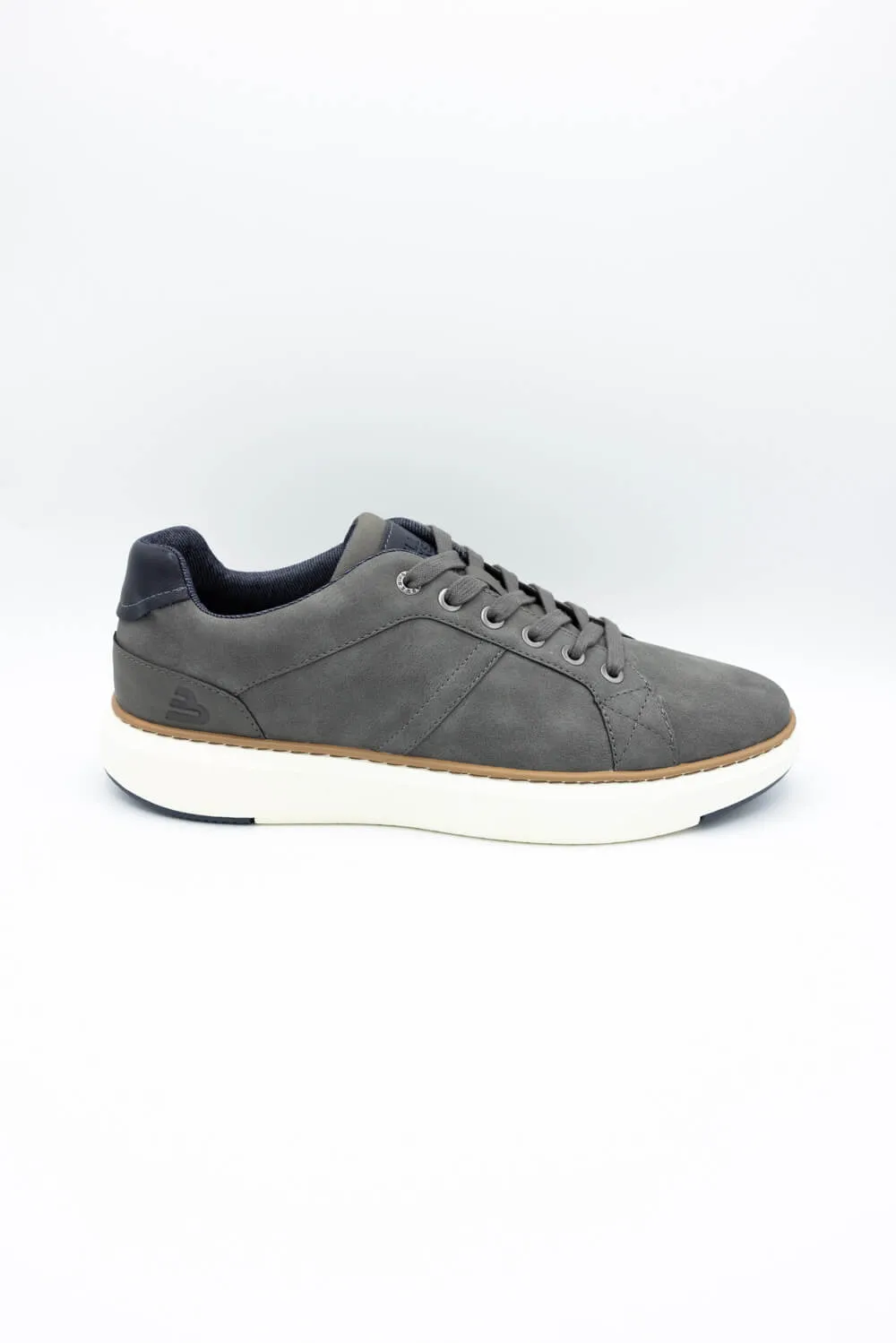 B52 by Bullboxer Lace Up Sneakers for Men in Grey | 041-X2-8690A-PDTP