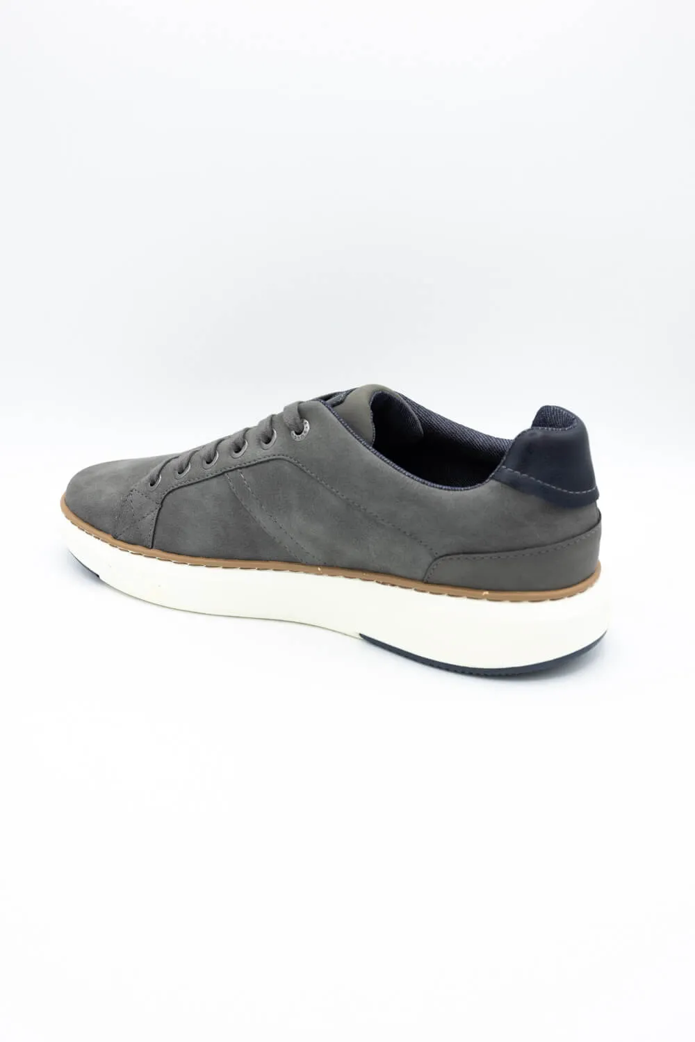 B52 by Bullboxer Lace Up Sneakers for Men in Grey | 041-X2-8690A-PDTP