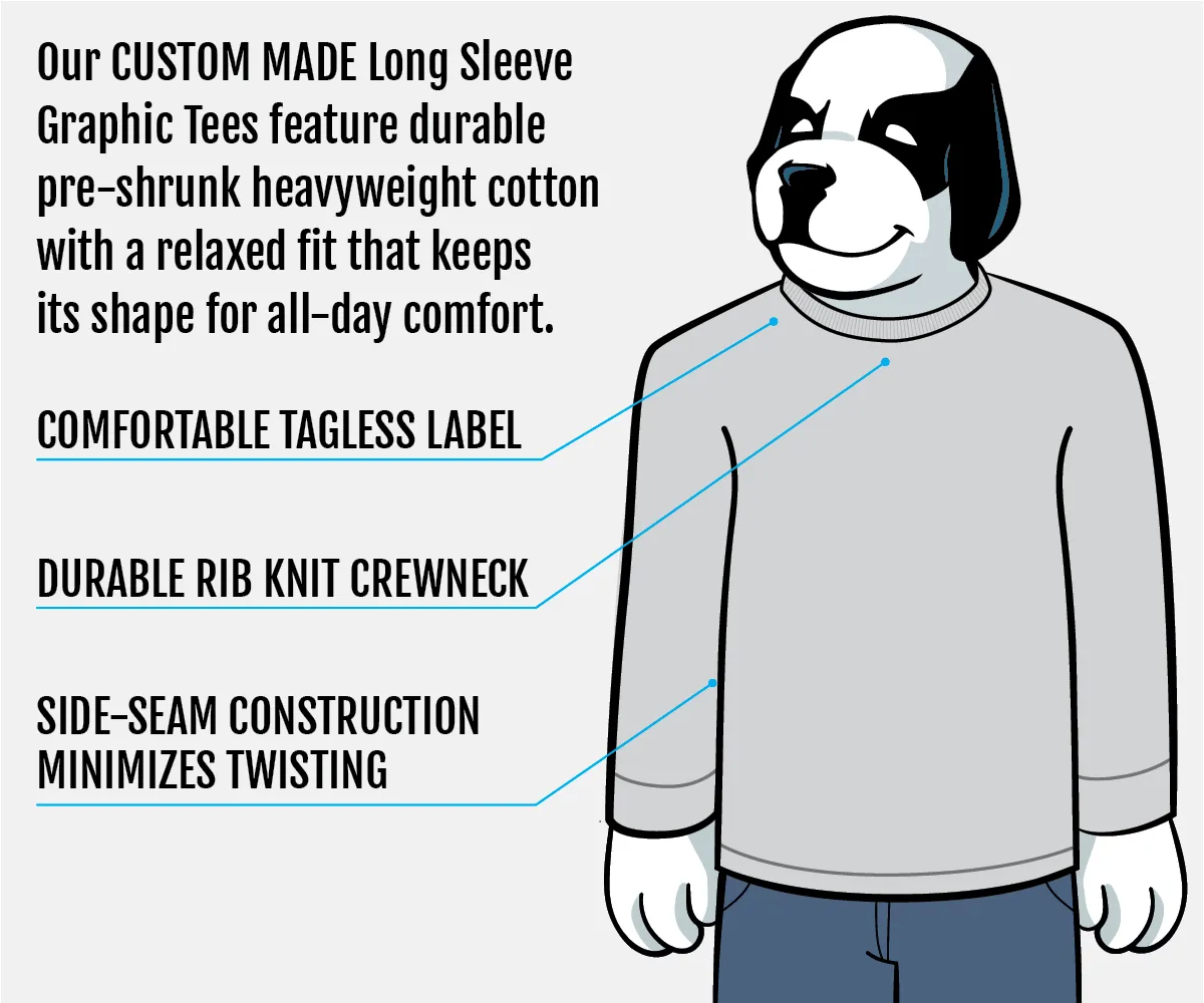 Bad Dog Attitude Since 83 Long Sleeve T-Shirt