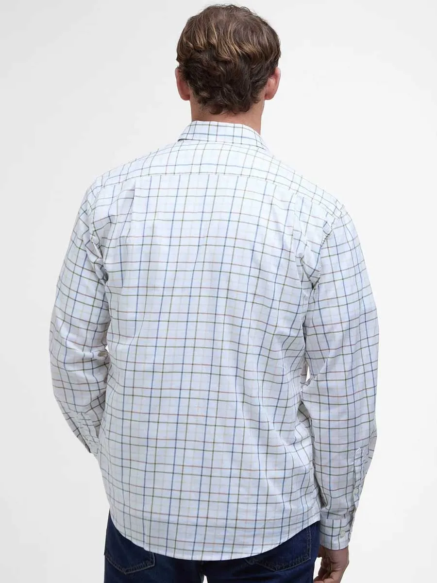 BARBOUR Caswell Tattersall Regular Long-Sleeved Shirt - Mens - Pine Green