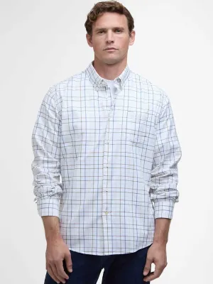 BARBOUR Caswell Tattersall Regular Long-Sleeved Shirt - Mens - Pine Green