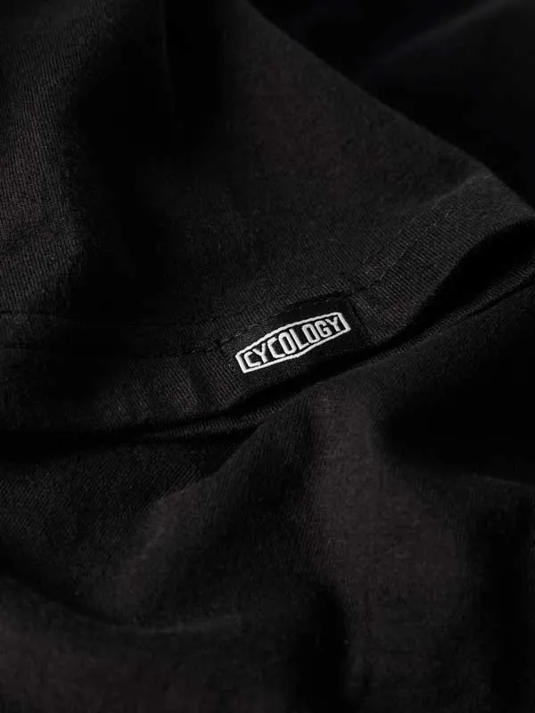 Bike Brain Long Sleeve T Shirt Black