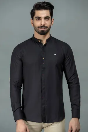 Black Casual Shirt FS Slim Fit