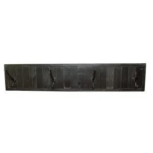 Black Wall Mounted Coat Rack
