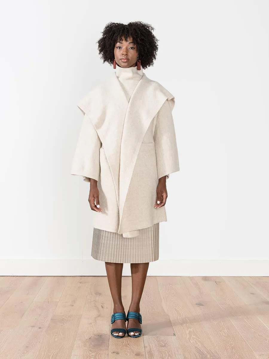 blanket coat - birch