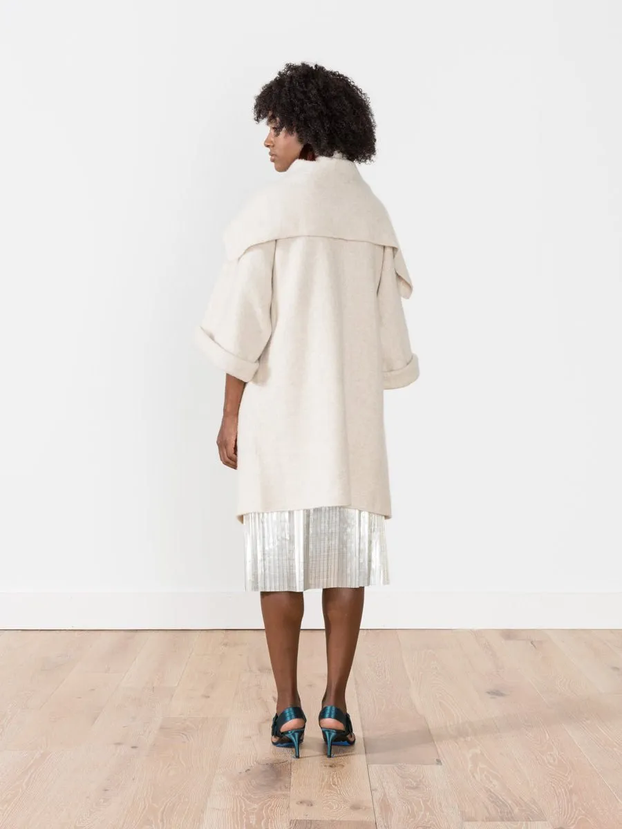 blanket coat - birch