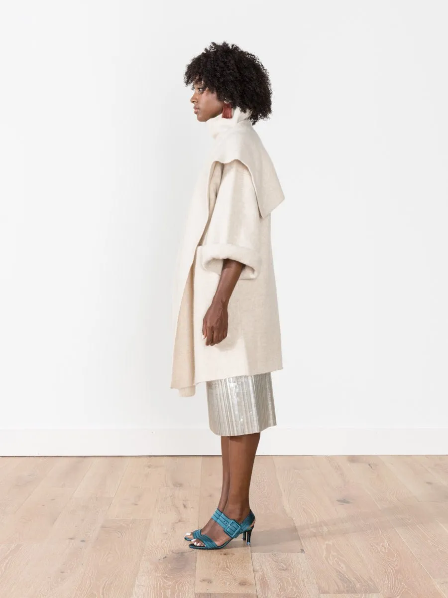 blanket coat - birch