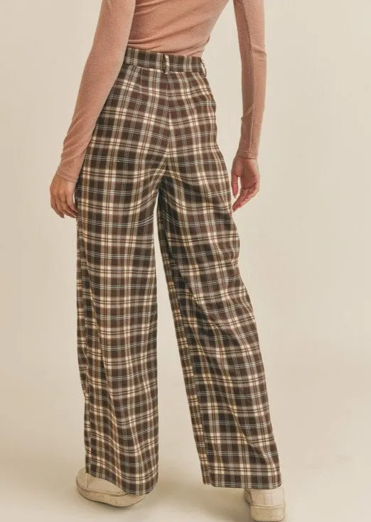 Blues Society Plaid Trousers
