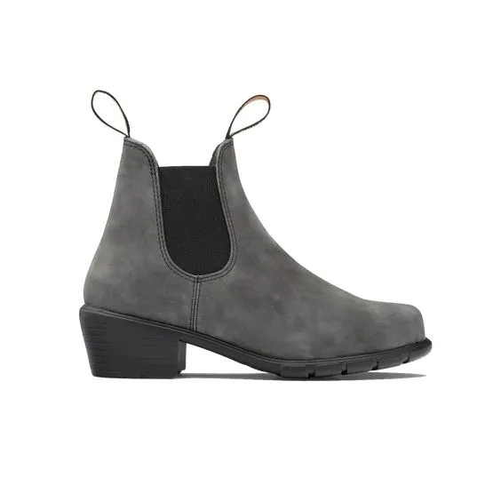 BLUNDSTONE - WOMEN'S 2064 RUSTIC BLACK HEELED BOOT
