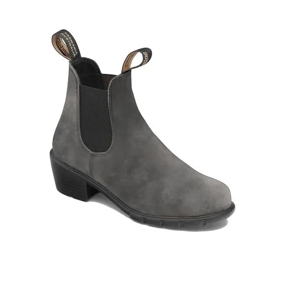 BLUNDSTONE - WOMEN'S 2064 RUSTIC BLACK HEELED BOOT