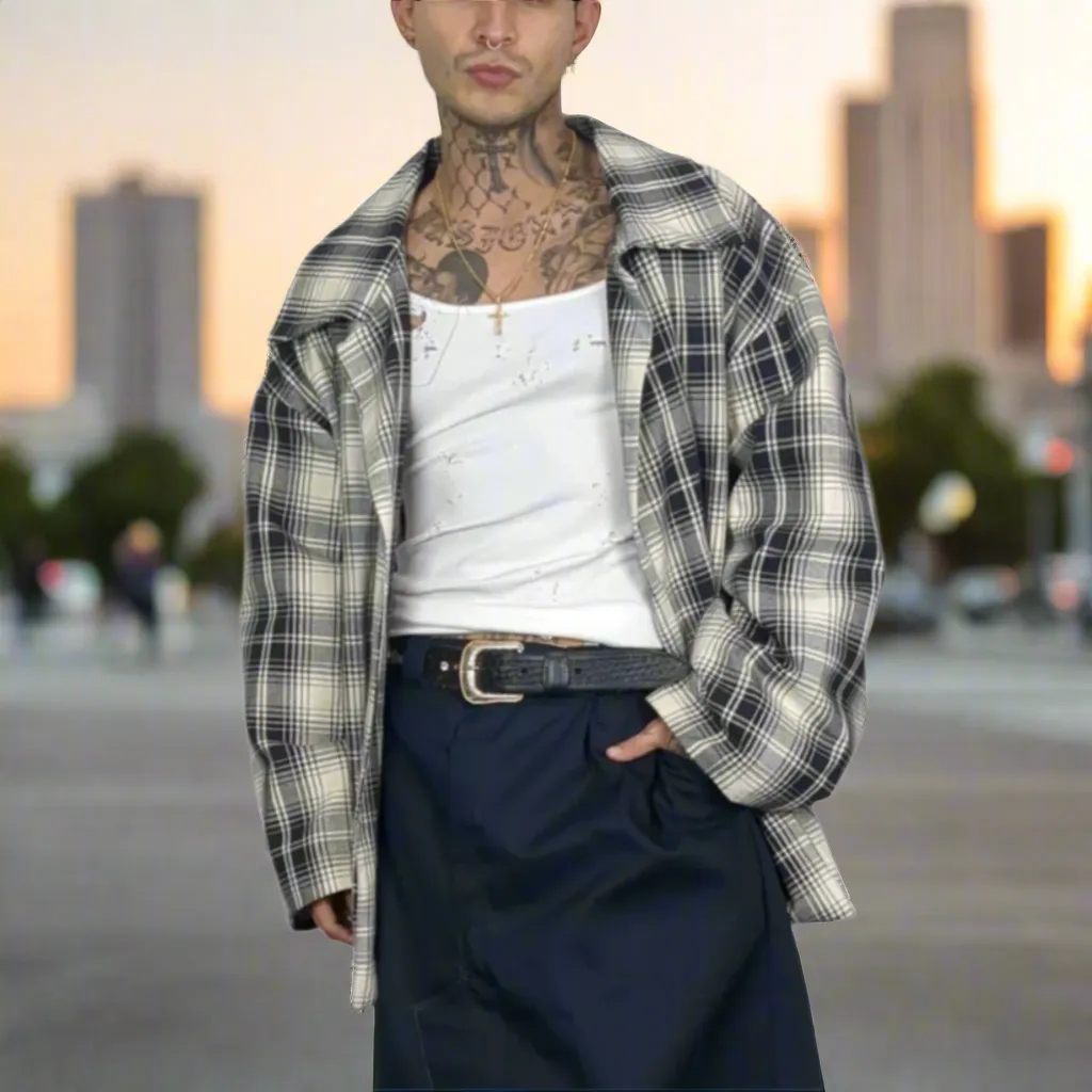 BOMBA COAT • PLAID