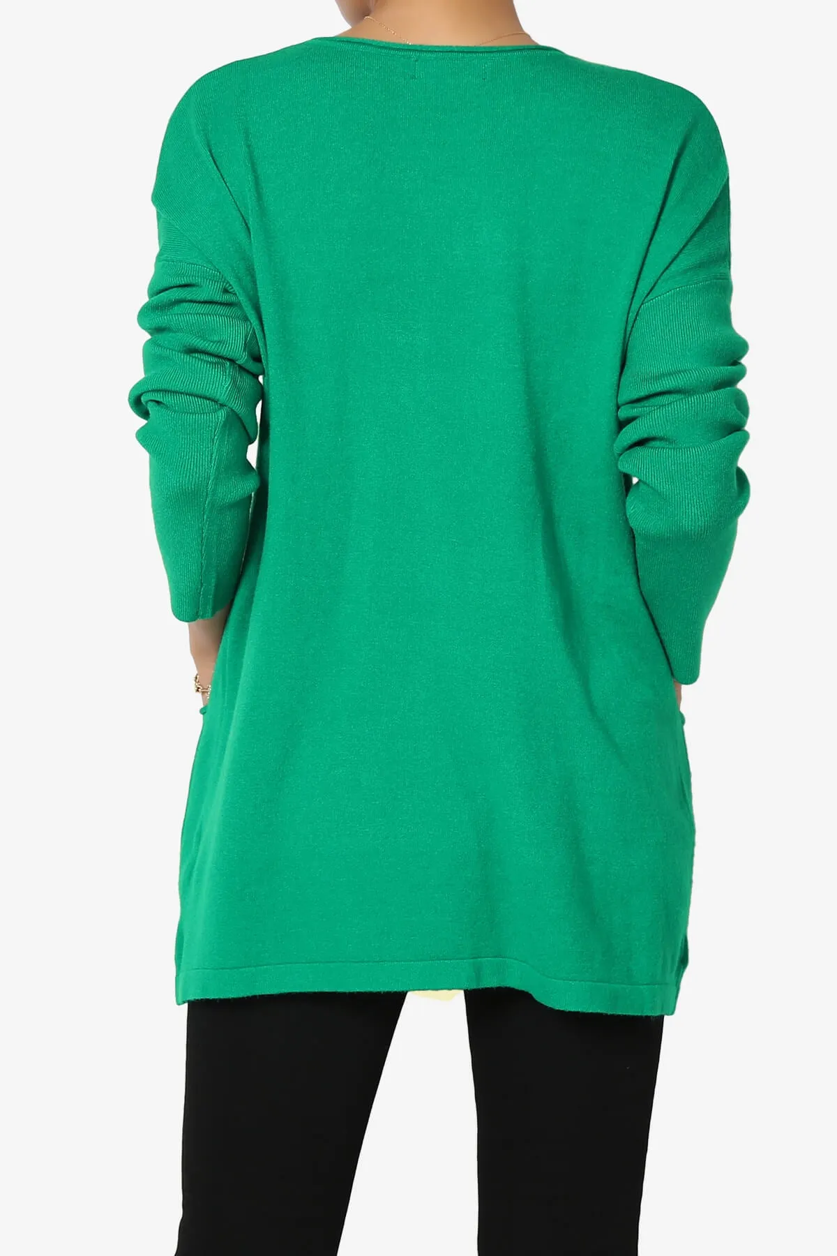 Brecken Pocket Long Sleeve Soft Knit Sweater Tunic