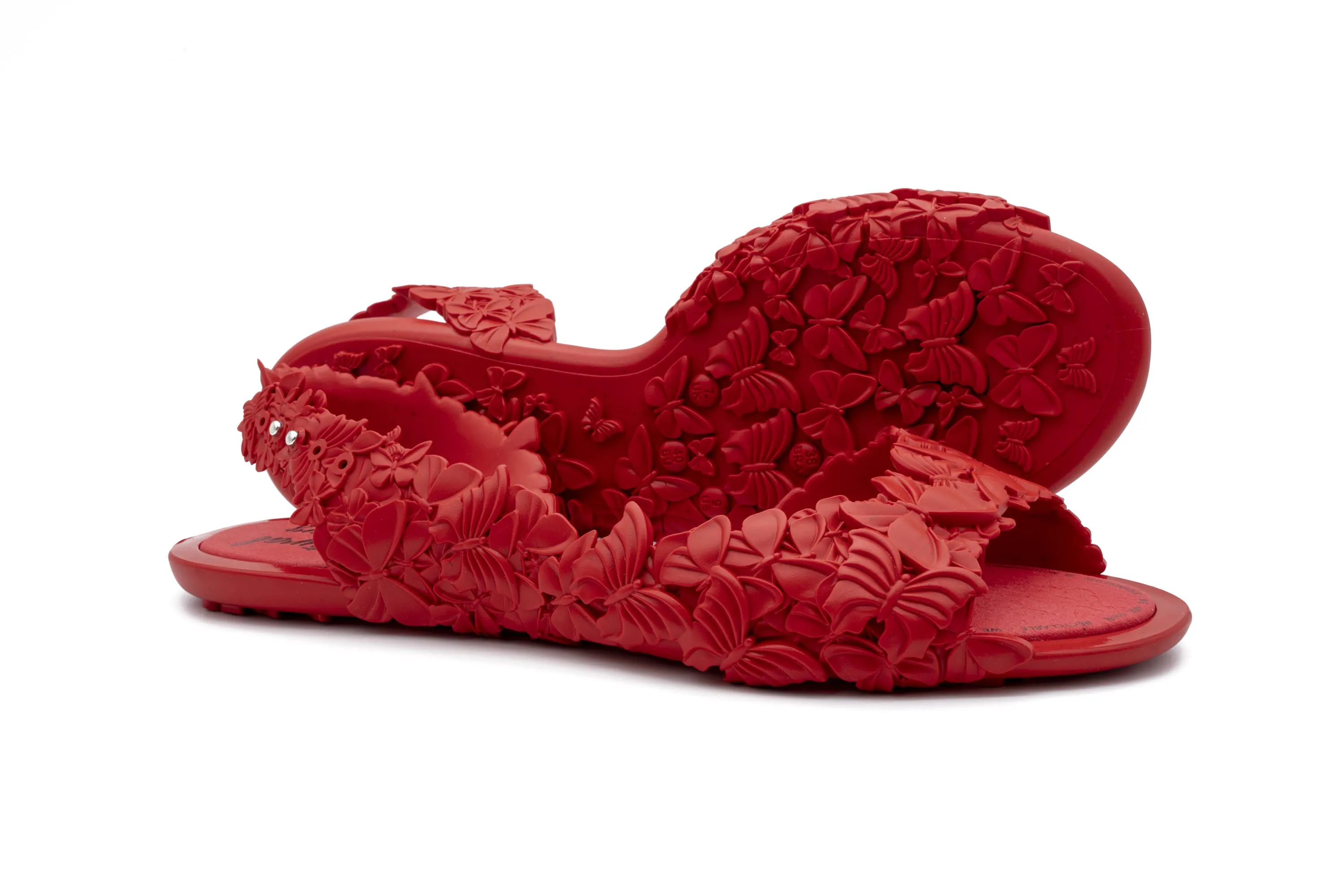 Butterfly Red Flats