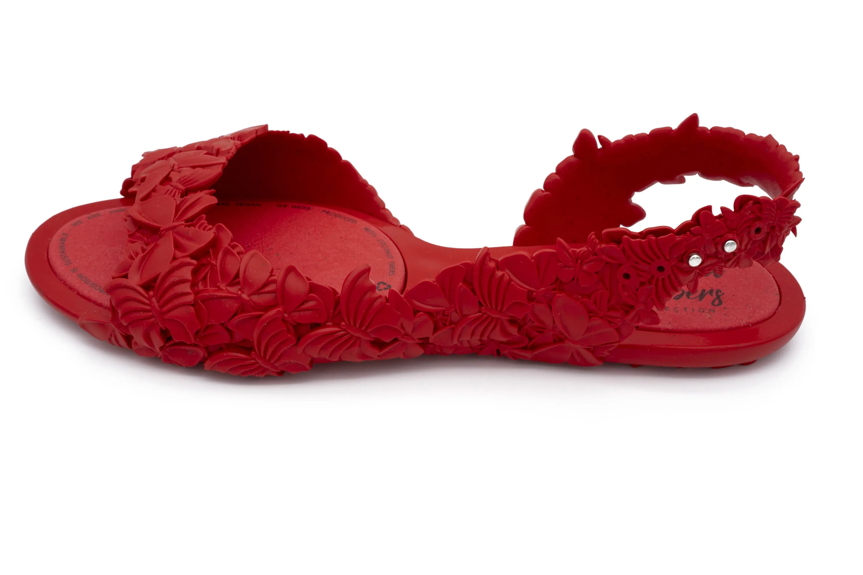 Butterfly Red Flats