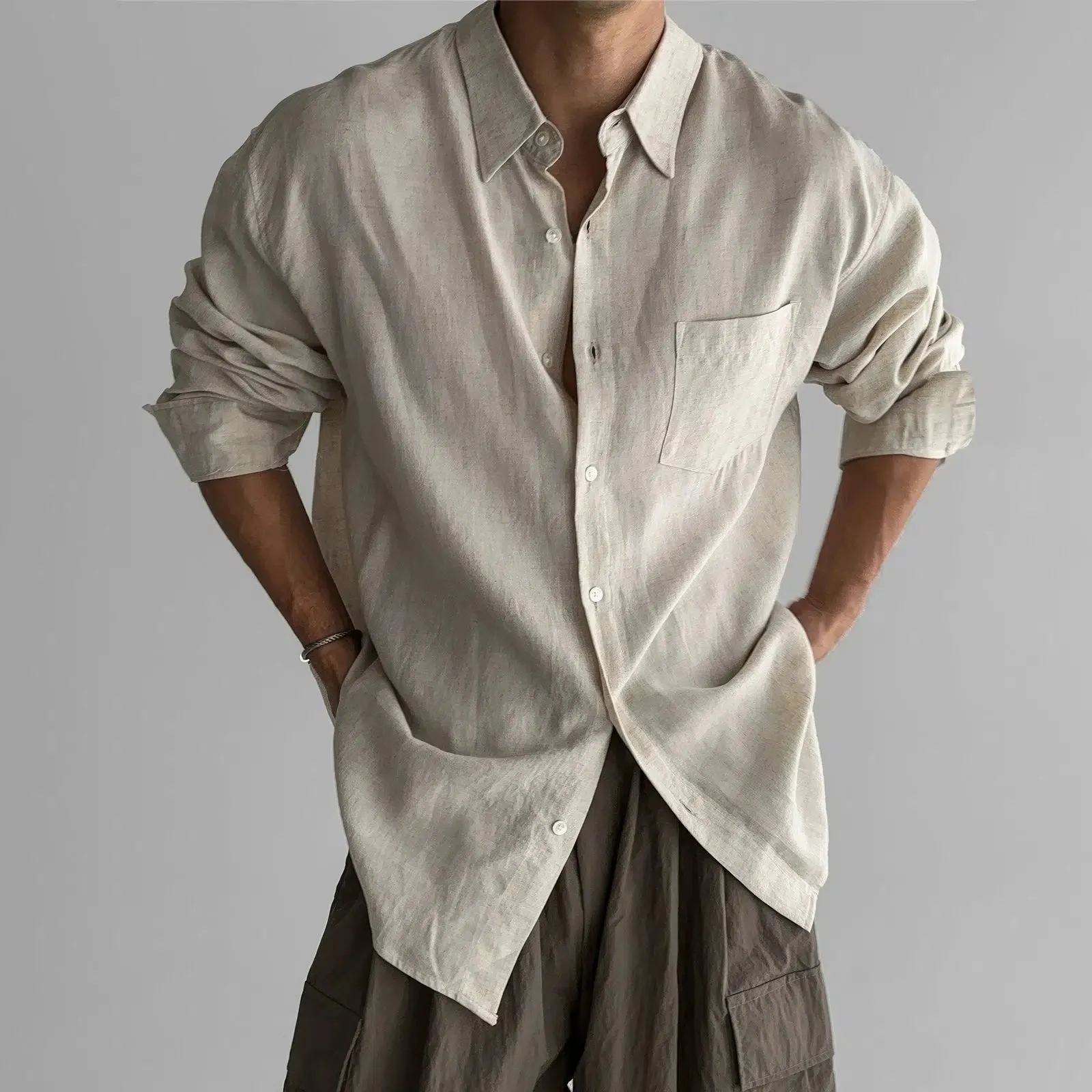 Button-down Linen Shirt