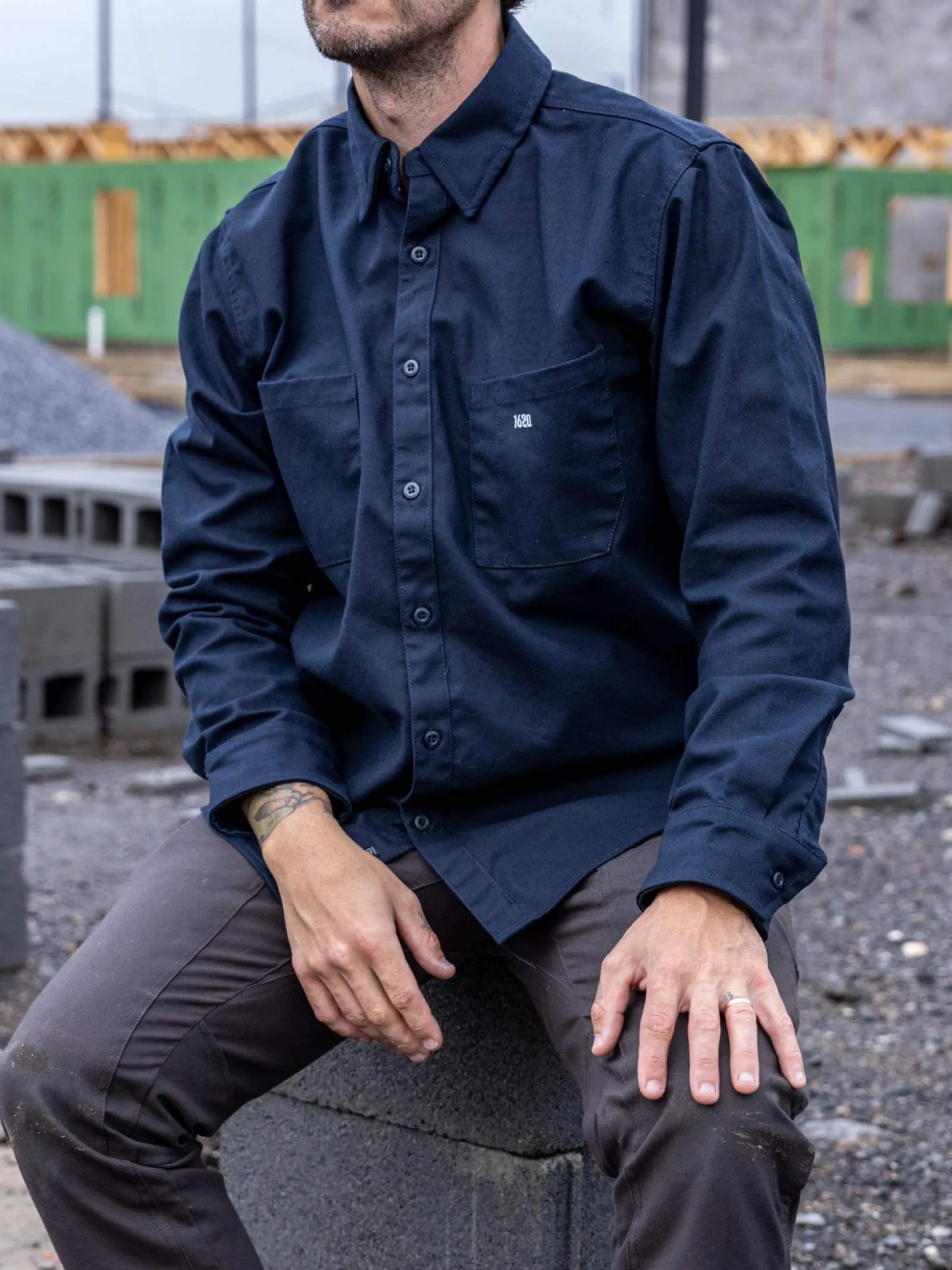 Button Down Work Shirt