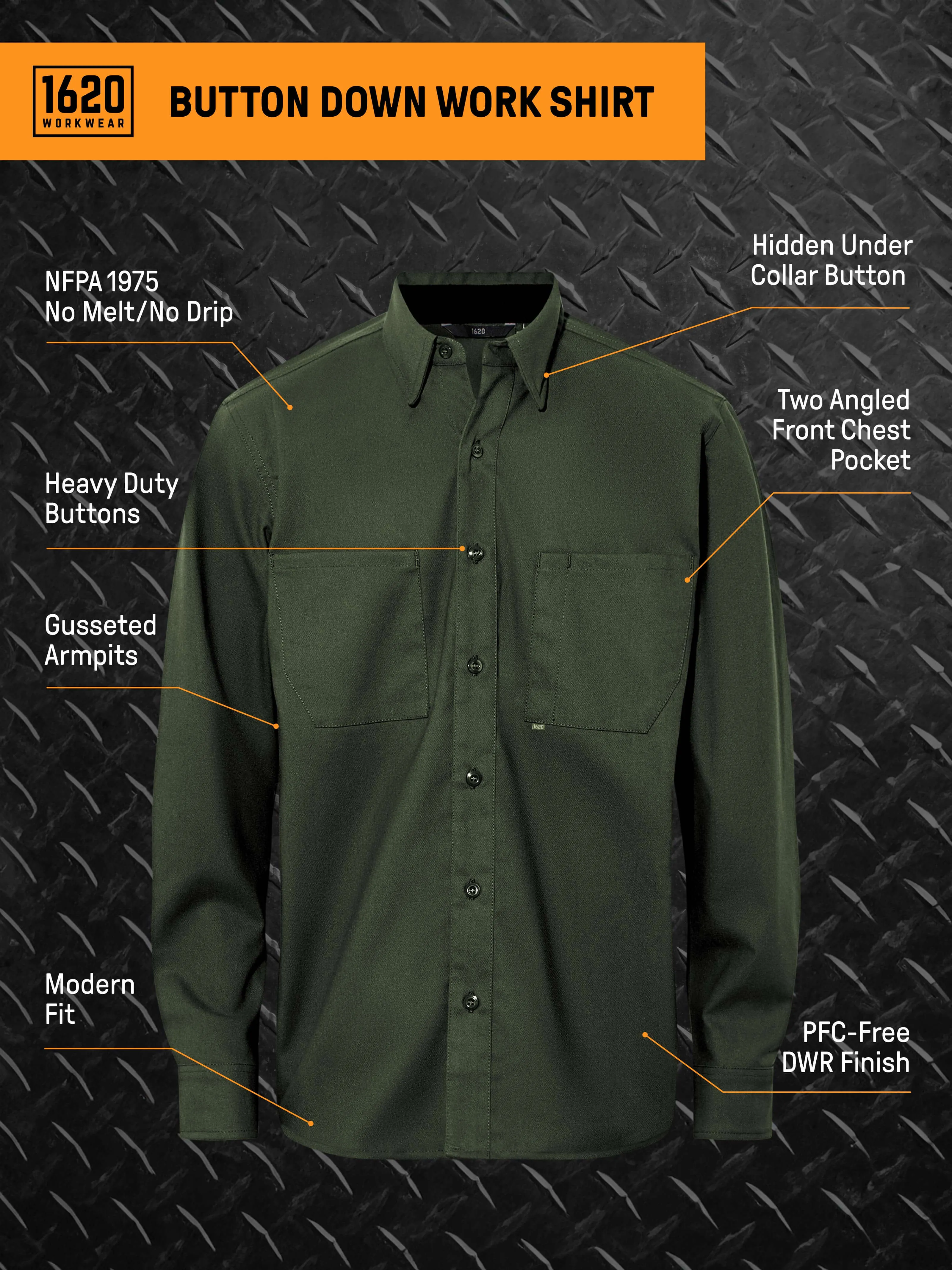 Button Down Work Shirt