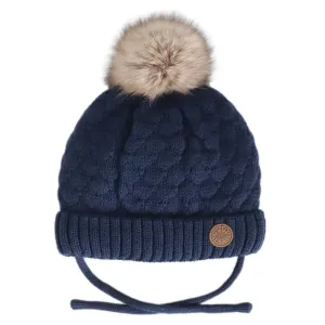 Calikids W2301 Cotton Knit Pompom Hat