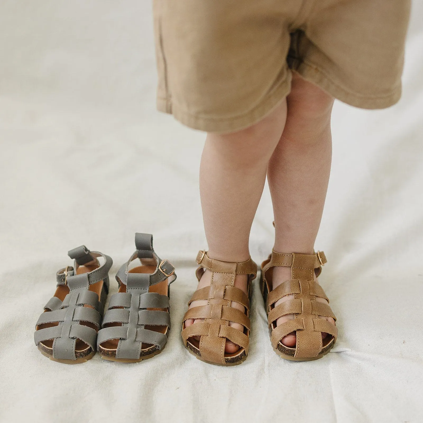 Camel - Fisherman Sandal - US Size 5-10 - Hard Sole