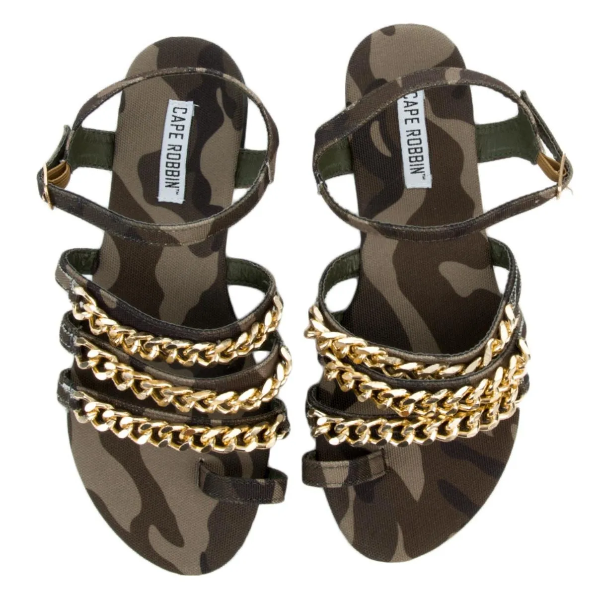 Cape Robbin Cash-4 Green Sandal Camo