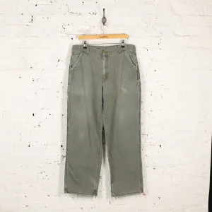 Carhartt Dungaree Fit Work Pant Trousers - Green - L