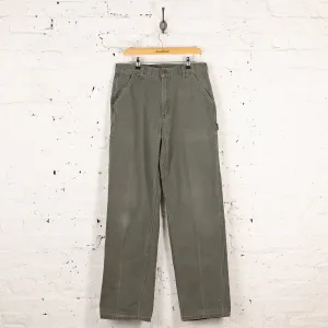 Carhartt Dungaree Fit Work Pants Trousers - Green - M