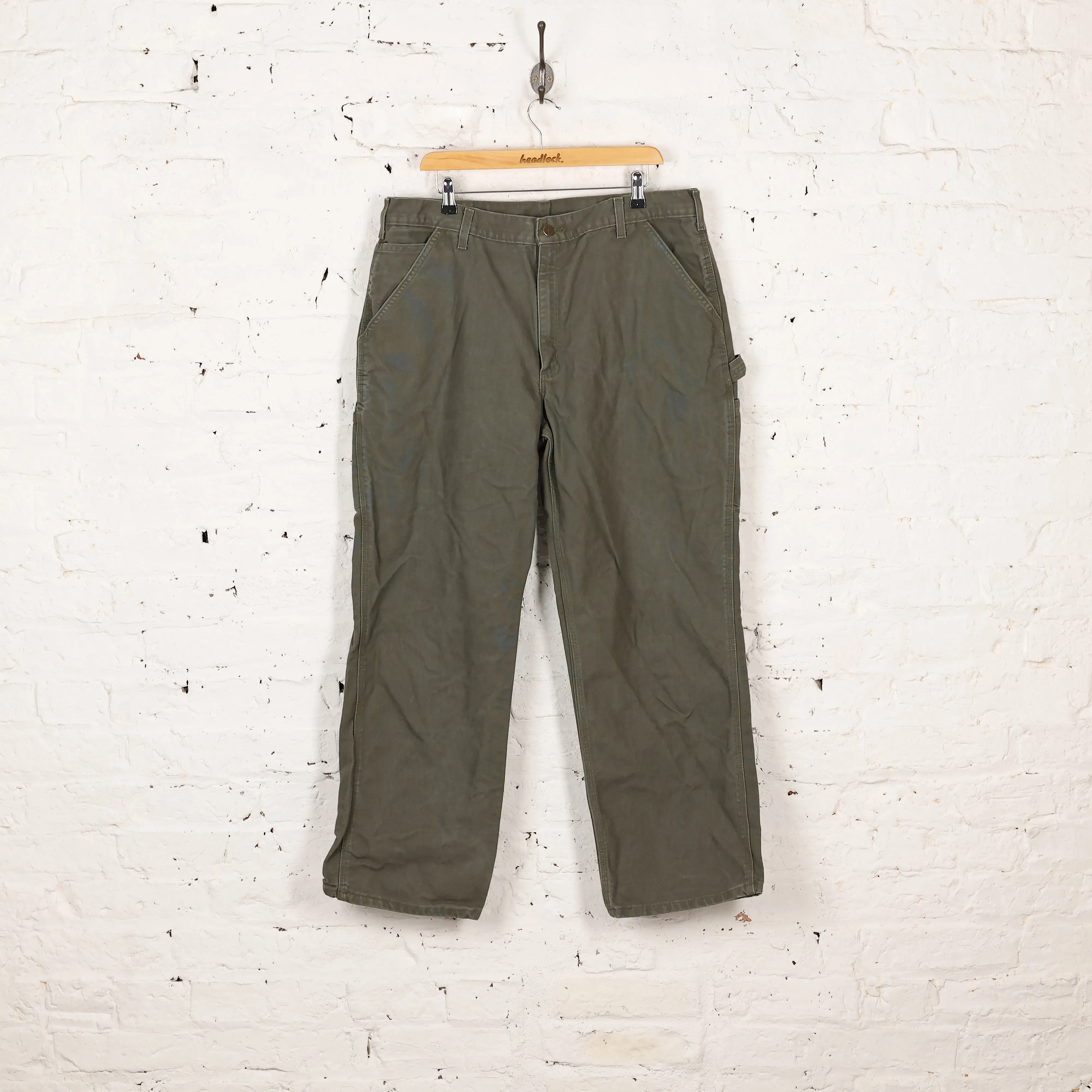Carhartt Original Dungaree Fit Work Pants - Green - XL