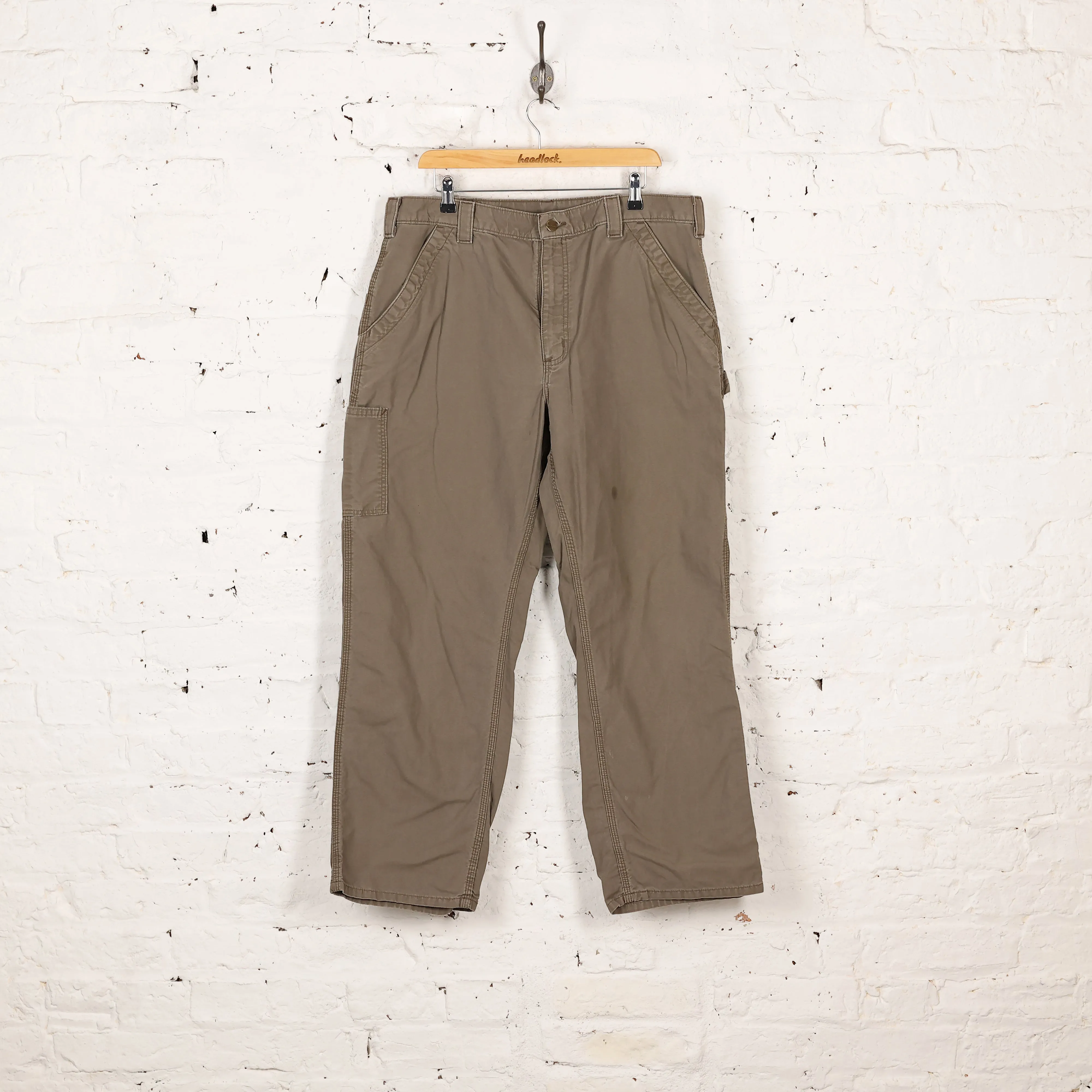 Carhartt Original Dungaree Fit Work Pants - Green - XL